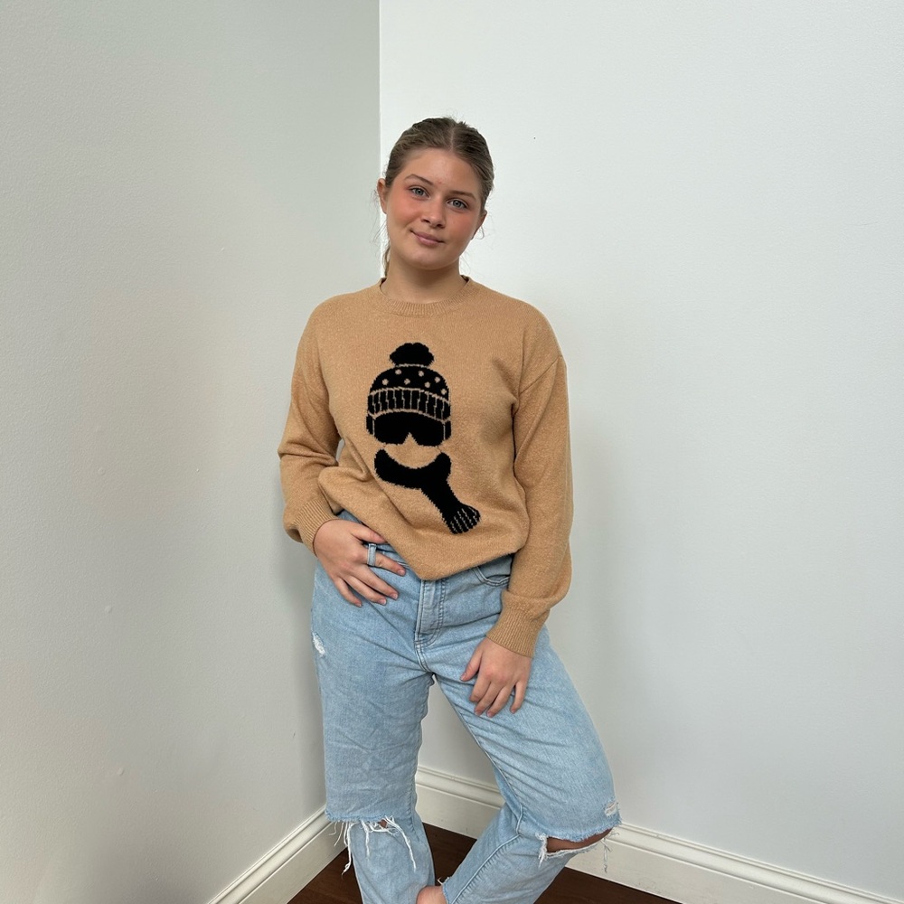 Baggy Light washed ripped jeans